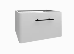 Devo szafka z szufladą Mood 80x49 jasno szara / Pearl Grey Supermatt MD-SU1S80x35-F76