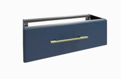 Devo szafka z szufladą Mood 40x49 niebieska / Wave Blue MD-SU1S40-F84