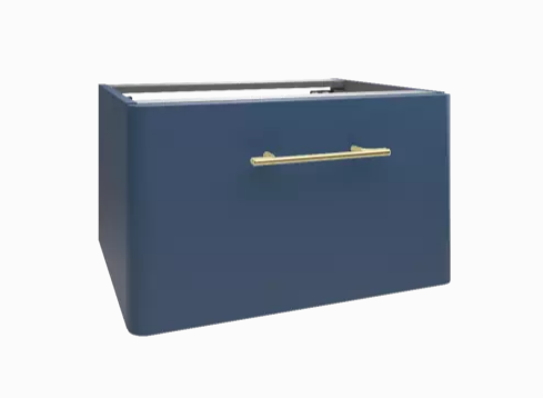 Devo szafka z szufladą Mood 80x49 niebieska / Wave Blue MD-SU1S80x35-F84