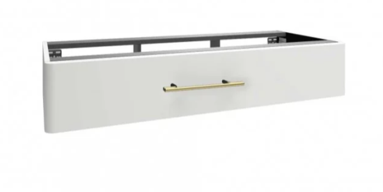 Devo szafka z szufladą Mood 80x49 biała / Premium White Supermatt MD-SU1S80-F83