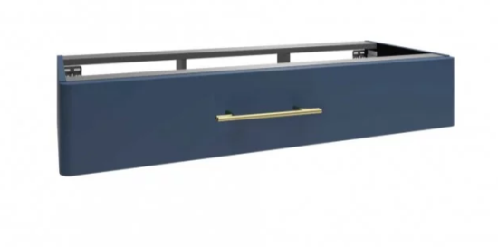Devo szafka z szufladą Mood 80x49 niebieska / Wave Blue MD-SU1S80-F84