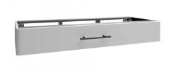 Devo szafka z szufladą Mood 120x49 jasno szara / Pearl Grey Supermatt MD-SU1S120-F76