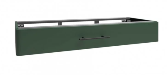 Devo szafka z szufladą Mood 120x49 zielona / Conifer Green Supermatt MD-SU1S120-F77