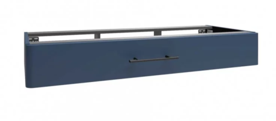 Devo szafka z szufladą Mood 120x49 niebieska / Wave Blue MD-SU1S120-F84