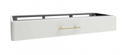 Devo szafka z szufladą Mood 120x49 biała / Premium White Supermatt MD-SU1S120-F83