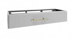 Devo szafka z szufladą Mood 80x49 jasno szara / Pearl Grey Supermatt MD-SU1S80-F76