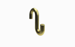 Devo haczyk na ruszt Mood Gold MD-HR-L14