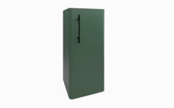 Devo słupek wiszący z koszem Mood 35x36 zielony / Conifer Green Supermatt MD-S1DKLE35-F77