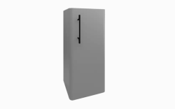 Devo słupek wiszący z koszem Mood 35x36 ciemno szary / Onyx Gray Suedette Matt MD-S1DKLE35-F79