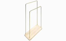 Devo stojak na ręczniki Mood 53x19 Gold / Natural Oak Wood MD-STR53-L14D01
