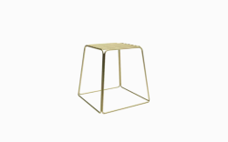 Devo stołek metalowy Mood 40,5x40,5 Gold MD-ST-L14