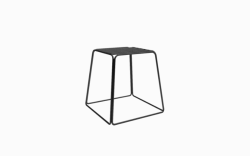 Devo stołek metalowy Mood 40,5x40,5 Black MD-ST-L09