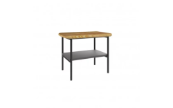 Devo stołek Oval 50x35 Gray diamond / Natural Oak Wood OV-ST50x35-P35D01