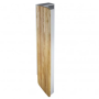 Devo słupek wiszący Oval 34x32,6 Gray light / Natural Oak Wood OV-S1DLE34-P34D01