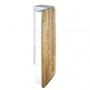 Devo szafka wisząca Oval 34x32,6 Alpine white / Natural Oak Wood OV-SW1DLE34-P36D01