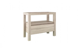 Devo szafka pod umywalkę Ambiente 100x45 Molina Grey Ash AM-SU1S100-P04