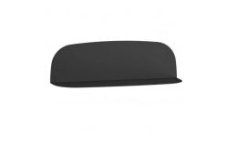 Devo półka metalowa Oval 30x9 RAL 9005 Black OV-PA30-L09