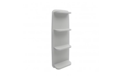 Devo półki wiszące Oval 34x13,8x94 Gray light OV-PW8P34x94-P34