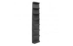 Devo półki wiszące Oval 34x13,8x165 Gray diamond OV-PW8P34x165-P35