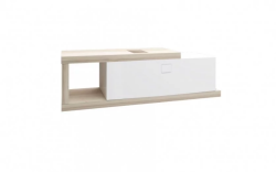 Devo szafka pod umywalkę Fifa 140x44 Oak Halifax White / Arctic White HG FI-SU1SLE140-P29F01