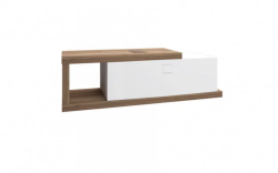 Devo szafka pod umywalkę Fifa 140x44 Oak Halifax Tabak / Arctic White HG FI-SU1SLE140-P28F01
