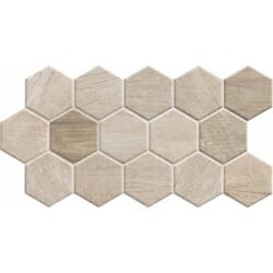 Realonda gres Sequoia Hex Camel 26,5x51