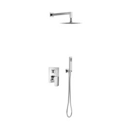 Excellent zestaw natryskowy z deszczownicą Pride chrom AREX.SET.4045CR