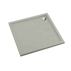 Schedpol brodzik kwadratowy Sharper Cement Stone 90x90 cementowy kamień