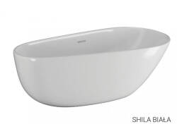 Polimat wanna wolnostojąca Shila biała 168x85 00226