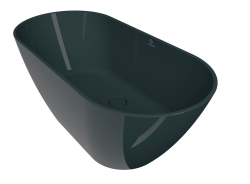 Fjordd wanna wolnostojąca SALMA sala 155x60 antracyt połysk