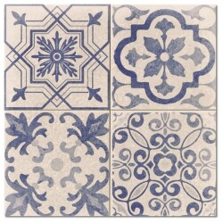 Realonda gres Skyros Deco Blanco 44,2x44,2