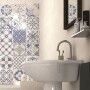 Realonda gres Skyros Deco Blanco 44,2x44,2