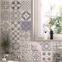 Realonda gres Skyros Deco Blanco 44,2x44,2
