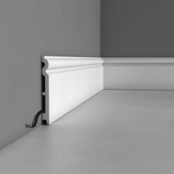 Orac Decor listwa przypodłogowa gięta SX138 FLEX 13,8 cm
