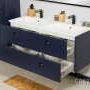 Grekon szafka z podwójną umywalką Grend 121x46 granatowa GRD-GN-U121/46/4 + GREND-1210D