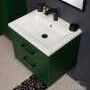Grekon szafka z umywalką Meiva 61x46 zielona MVA-Z-U61/46/2 + MEWA-610C