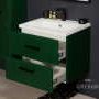 Grekon szafka z umywalką Meiva 61x46 zielona MVA-Z-U61/46/2 + MEWA-610C