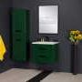 Grekon szafka z umywalką Meiva 61x46 zielona MVA-Z-U61/46/2 + MEWA-610C