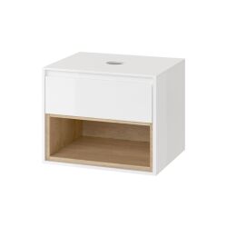 Excellent szafka pod umywalkę Tuto 60x45,7 Biały / Dąb MLEX.0102.600.WHBL