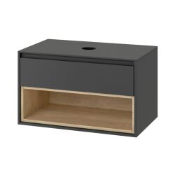 Excellent szafka pod umywalkę Tuto 80x45,7 Szary / Dąb MLEX.0102.800.GRBL