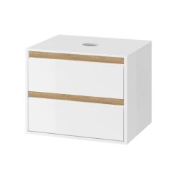 Excellent szafka pod umywalkę Tuto 60x45,7 Biały / Dąb MLEX.0104.600.WHBL