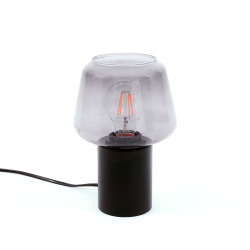 Italux lampa stołowa Romio TB-3332-1S-BK+SG