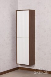 Grekon Venus regał łazienkowy WENGE 45x155cm ryflowany słupek