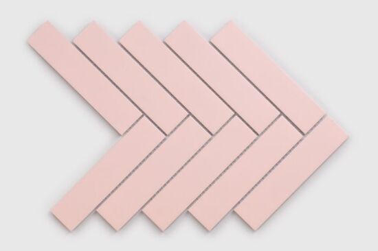 Raw Decor Płytka Jodełka XL Pink Matowa 24,7 x 20,9 JDRM
