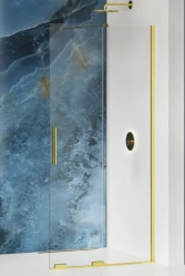 New trendy drzwi walk-in suwane Smart 120 cm gold