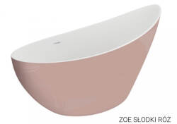 Polimat wanna wolnostojąca Zoe różowa 186x80 00410