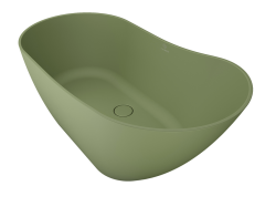 Fjordd wanna wolnostojąca BOLSTAD olivin 150x70 zielony mat