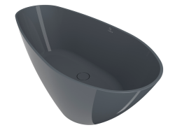 Fjordd wanna wolnostojąca SENJA mjosa 160x64 granat z zielenią połysk 