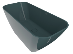 Fjordd wanna wolnostojąca Sidu skala 160x64 antracyt połysk