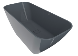 Fjordd wanna wolnostojąca Sidu mjosa 160x64 szary połysk